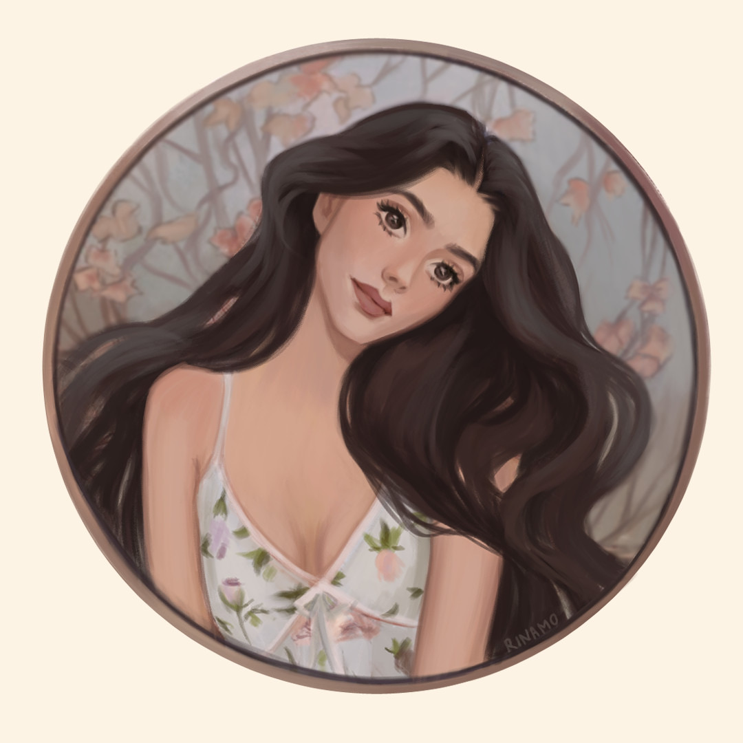 Portrait of Karina Moroz, illustrated by Karina